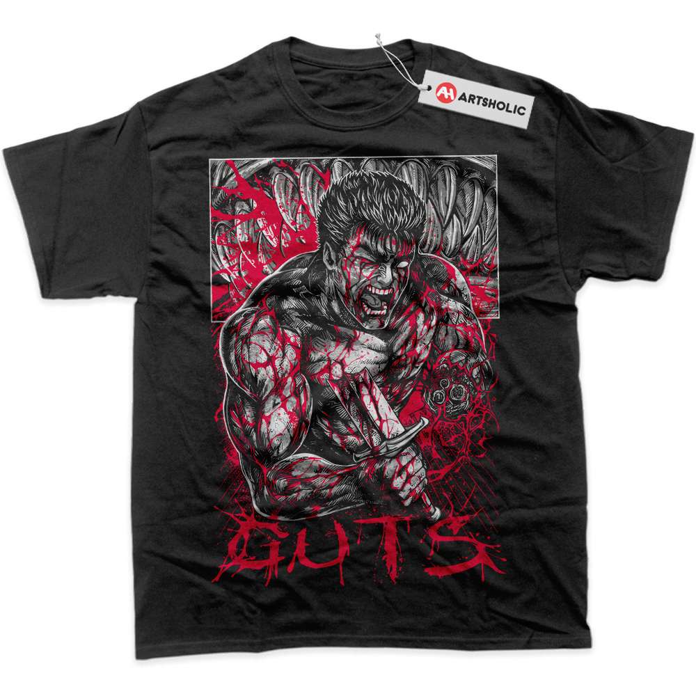 Guts Shirt, Berserk Shirt, Anime Shirt, Graphic Tee
