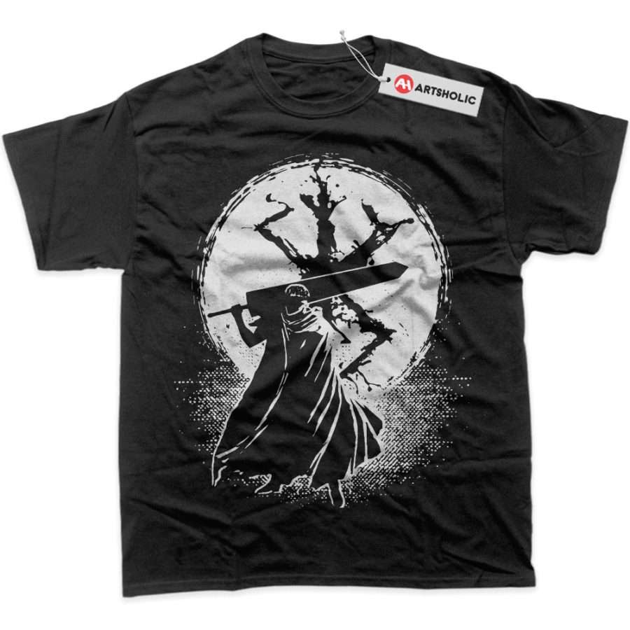 Alternative view of Guts Shirt, Berserk Shirt, Anime Shirt, Graphic Tee