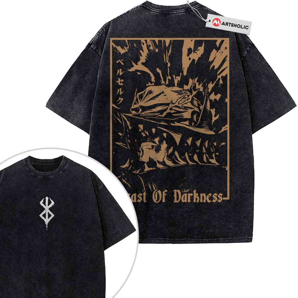 Guts Shirt, Berserk Shirt, Anime Shirt, Vintage T-Shirt 2-Sided