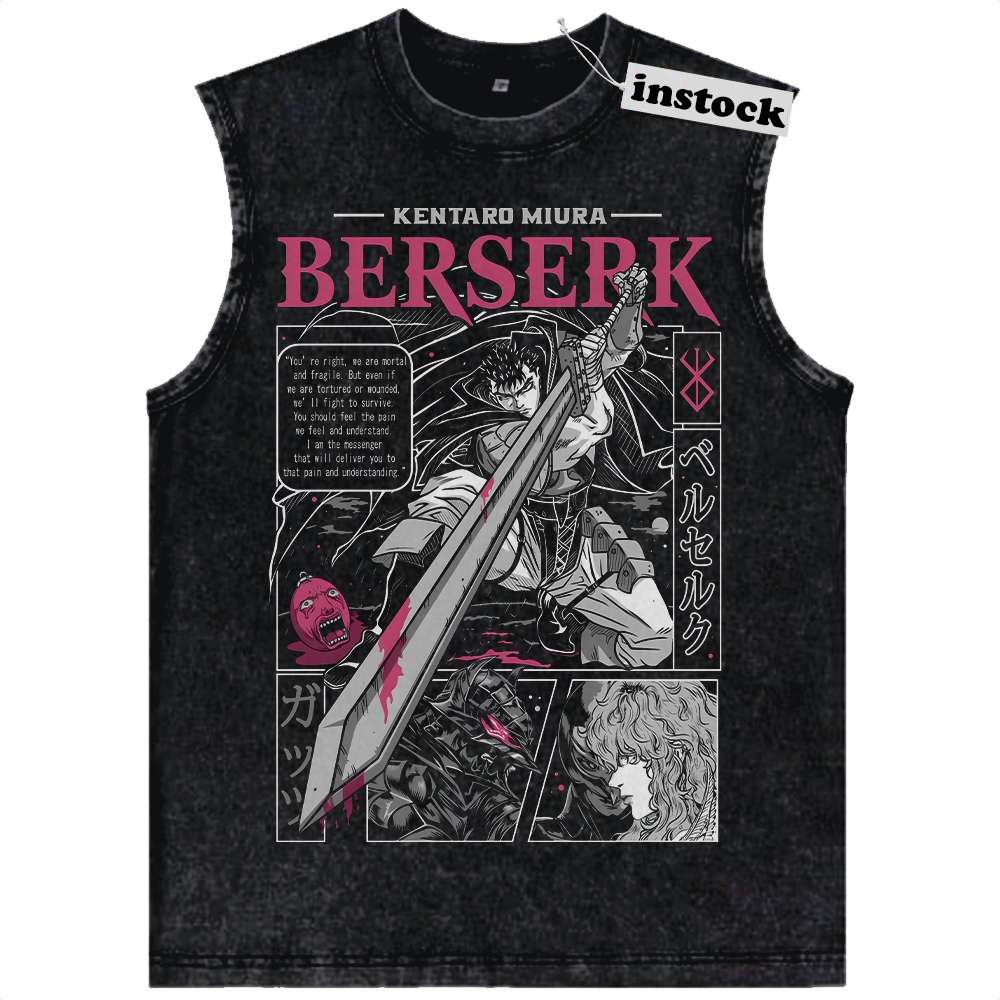 Guts Shirt, Berserk Shirt, Anime Shirt, Vintage T-Shirt