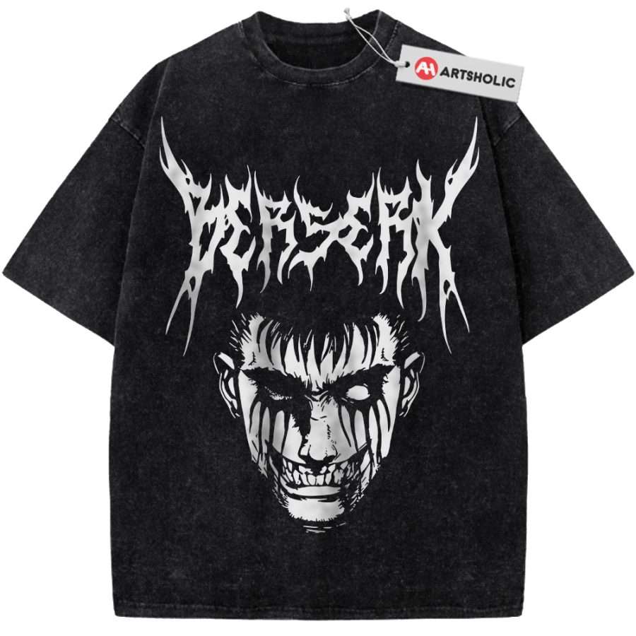 Alternative view of Guts Shirt, Berserk Shirt, Anime Shirt, Vintage T-Shirt