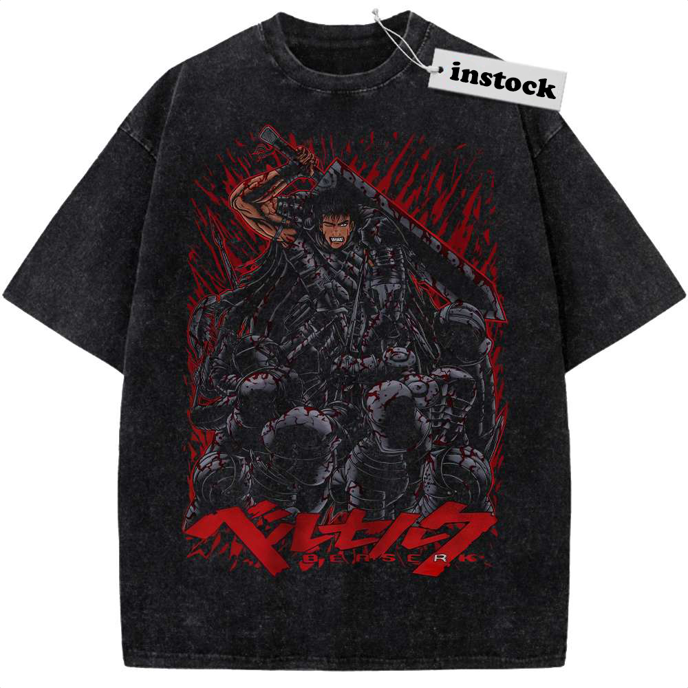 Guts Shirt, Berserk Shirt, Anime Shirt, Vintage T-Shirt