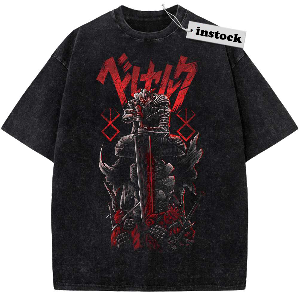 Guts Shirt, Berserk Shirt, Anime Shirt, Vintage T-Shirt