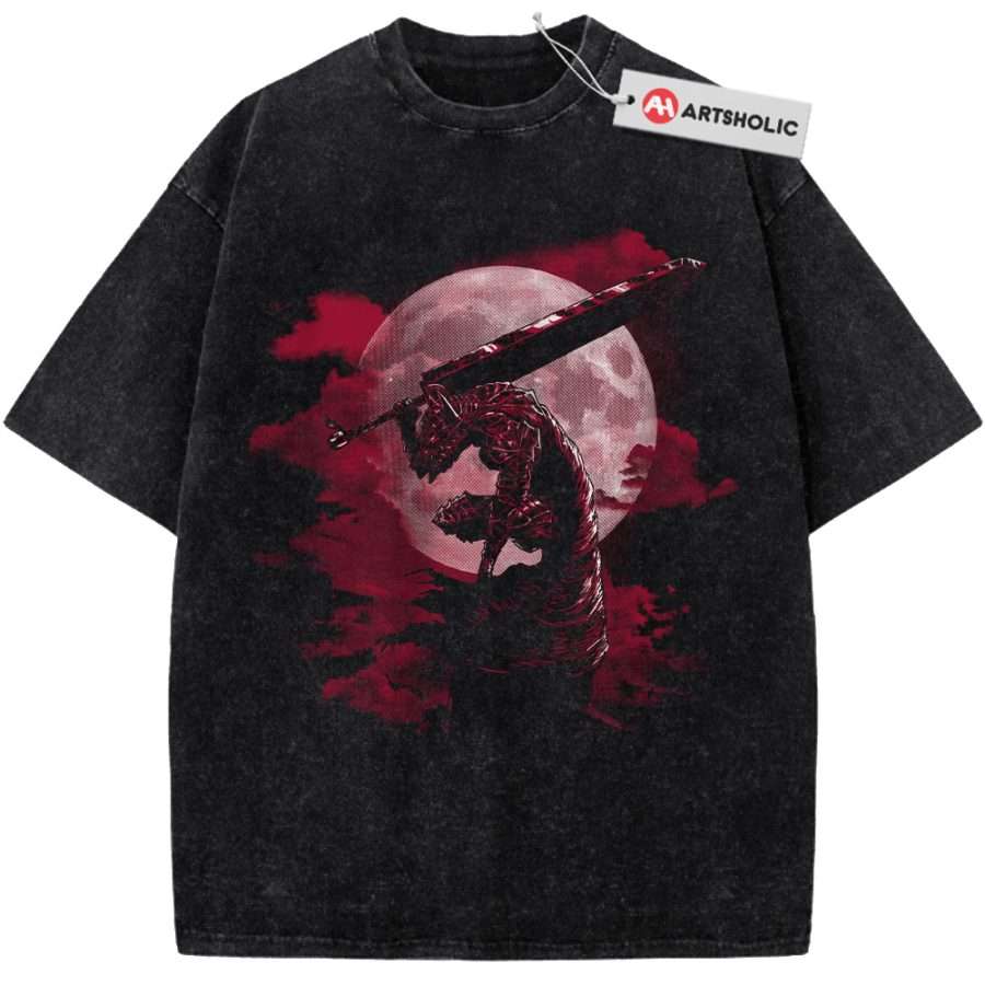 Alternative view of Guts Shirt, Berserk Shirt, Anime Shirt, Vintage T-Shirt