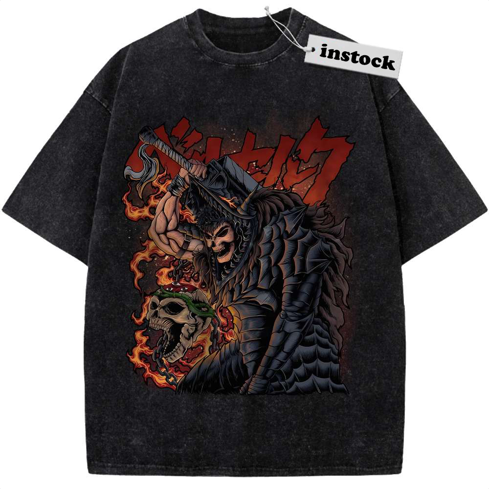 Guts Shirt, Berserk Shirt, Anime Shirt, Vintage Tee