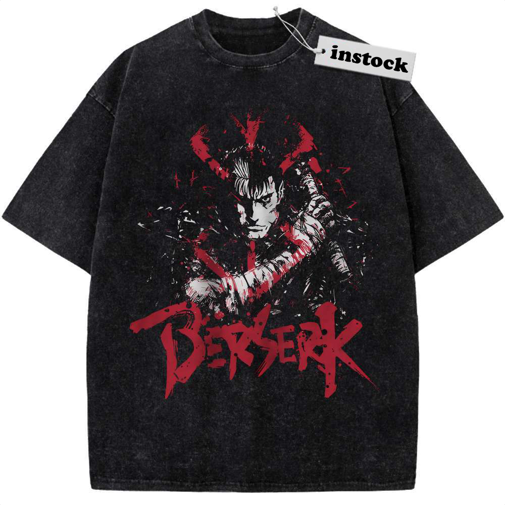Guts Shirt, Berserk Shirt, Anime Shirt, Vintage Tee