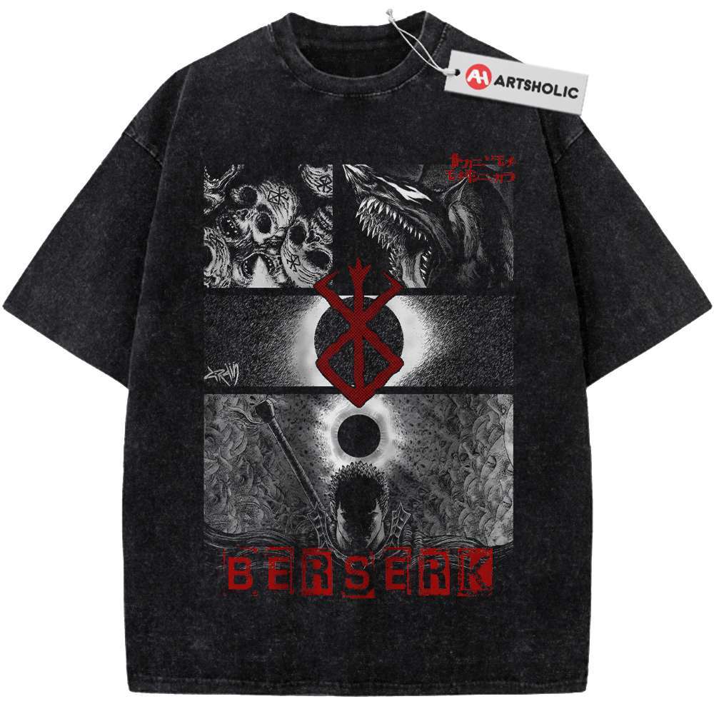 Guts Shirt, Berserk Shirt, Anime Shirt, Vintage Tee