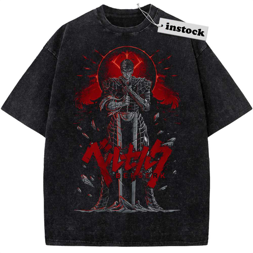 Guts Shirt, Berserk Shirt, Anime Shirt, Vintage Tee