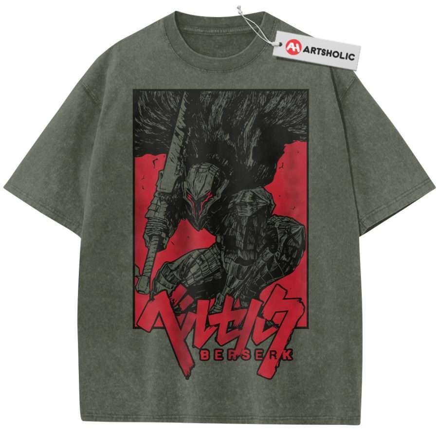 Alternative view of Guts Shirt, Berserk Shirt, Anime Shirt, Vintage Tee