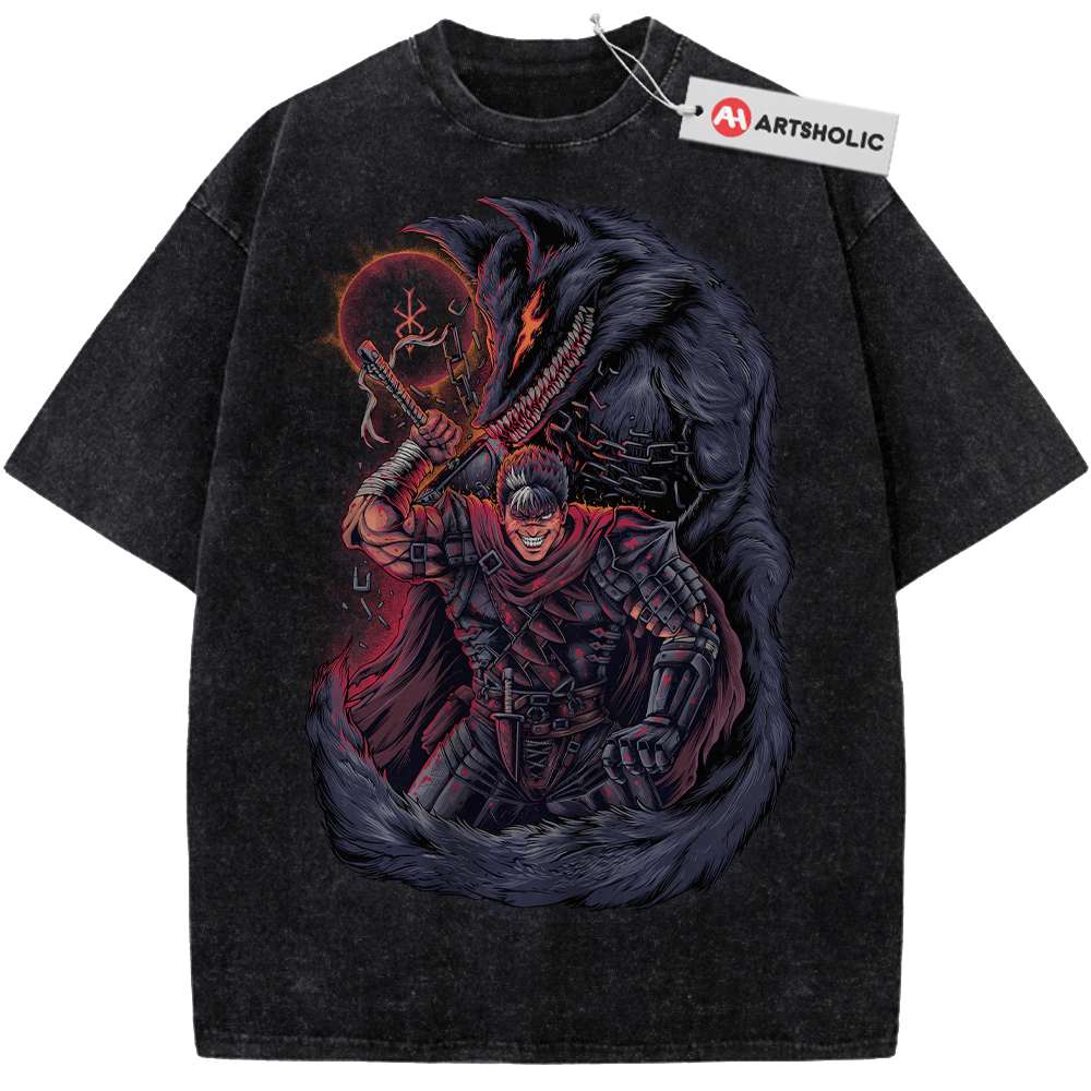 Guts Shirt, Berserk Shirt, Anime Shirt, Vintage Tee