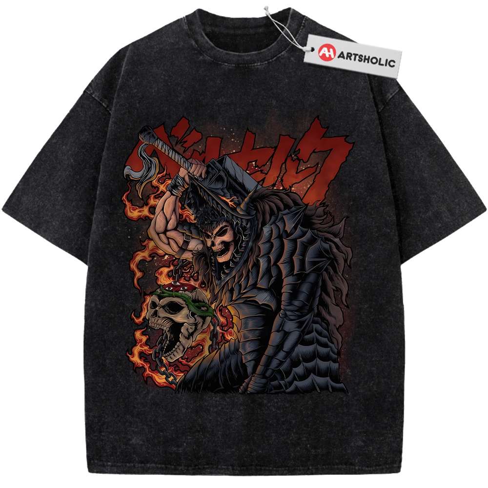 Guts Shirt, Berserk Shirt, Anime Shirt, Vintage Tee