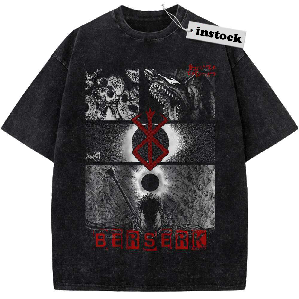Guts Shirt, Berserk Shirt, Anime Shirt, Vintage Tee