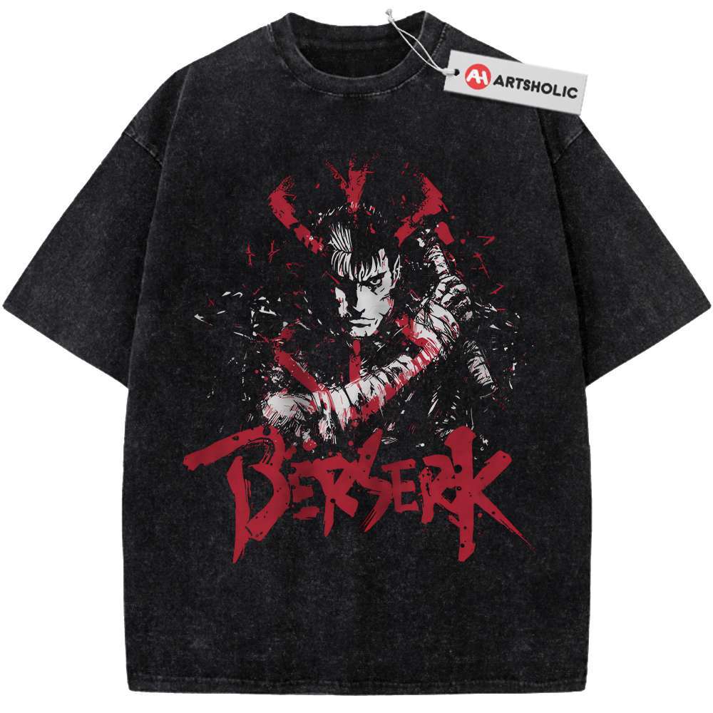 Guts Shirt, Berserk Shirt, Anime Shirt, Vintage Tee
