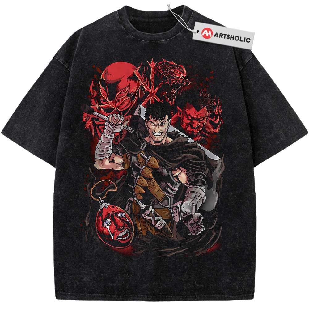 Guts Shirt, Berserk Shirt, Anime Shirt, Vintage Tee