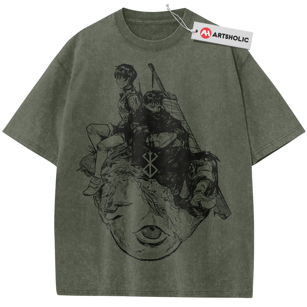 Alternative view of Guts Shirt, Casca Shirt, Berserk Shirt, Anime Shirt, Vintage T-Shirt