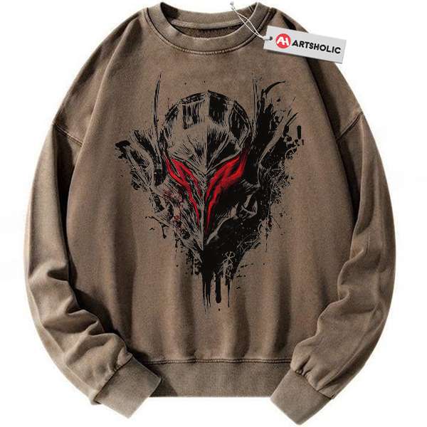 Alternative view of Guts Sweatshirt, Berserk Sweatshirt, Anime Sweatshirt, Vintage Sweatshirt