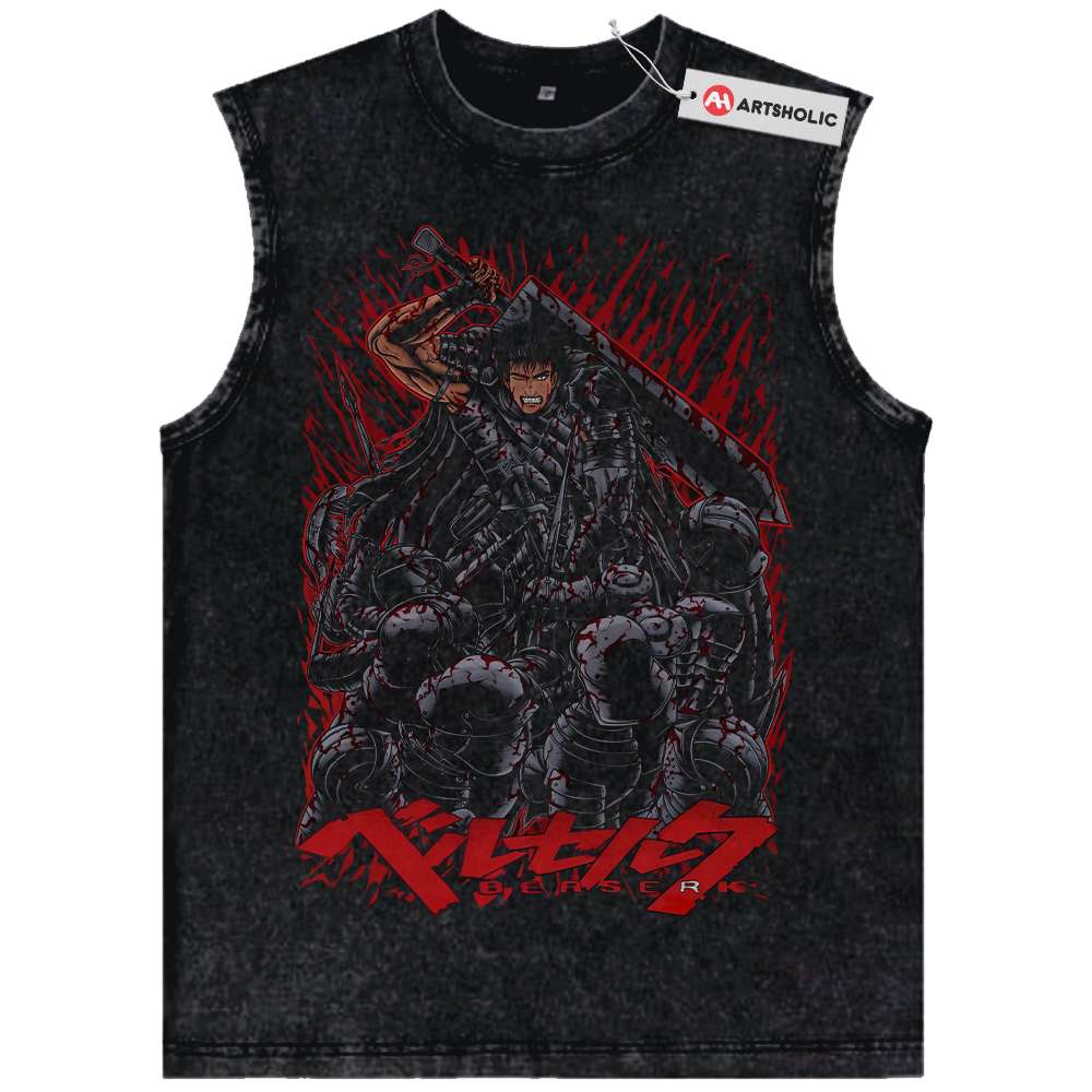 Guts Tank Top, Berserk Tank Top, Anime Tank Top, Vintage Tank Top