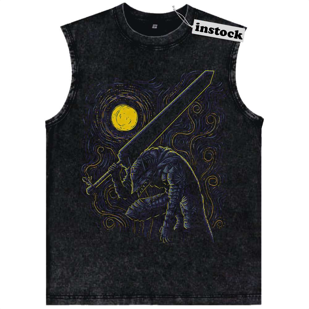 Guts Tank Top, Berserk Tank Top, Anime Tank Top, Vintage Tank Top