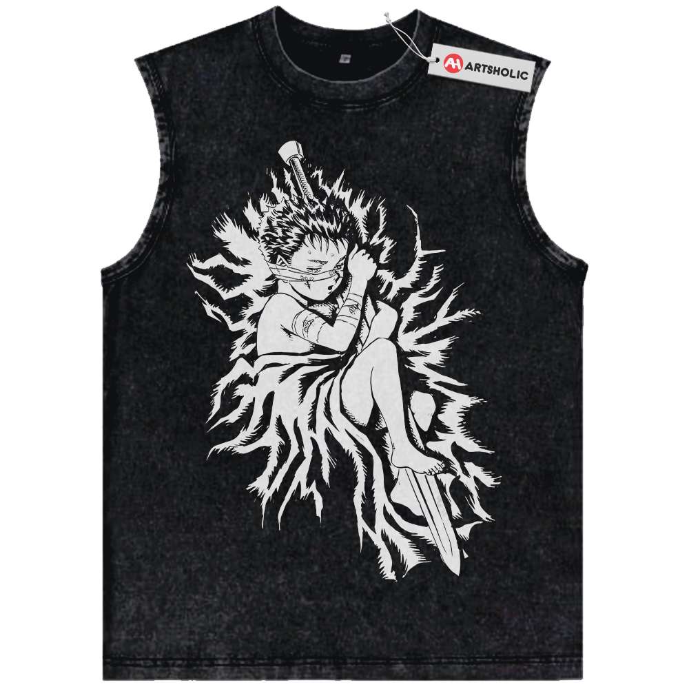 Guts Tank Top, Berserk Tank Top, Anime Tank Top, Vintage Tank Top