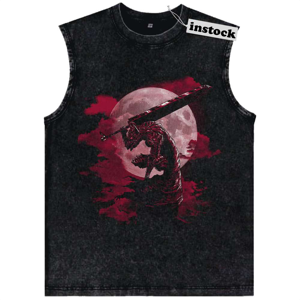 Guts Tank Top, Berserk Tank Top, Anime Tank Top, Vintage Tank Top