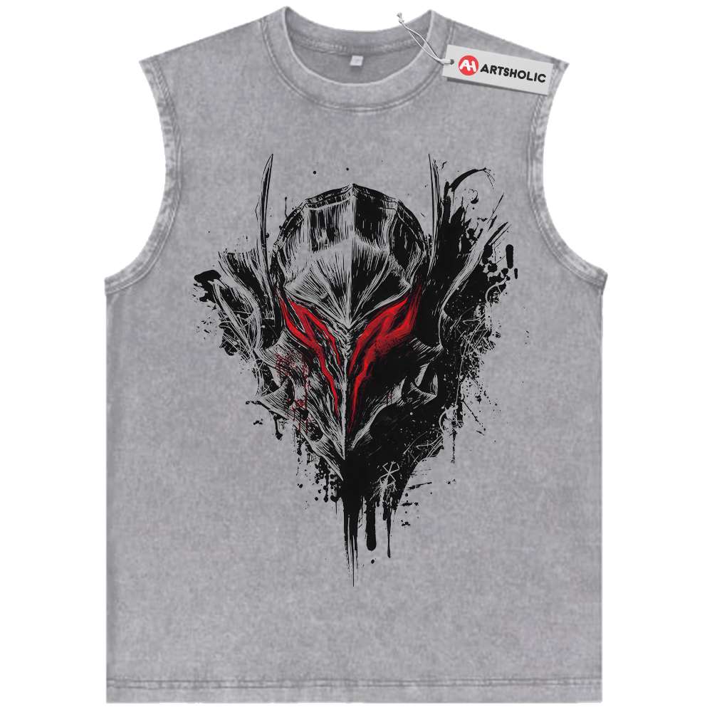 Alternative view of Guts Tank Top, Berserk Tank Top, Anime Tank Top, Vintage Tank Top