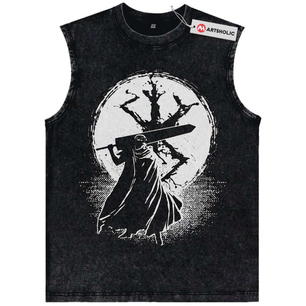 Guts Tank Top, Berserk Tank Top, Anime Tank Top, Vintage Tank Top