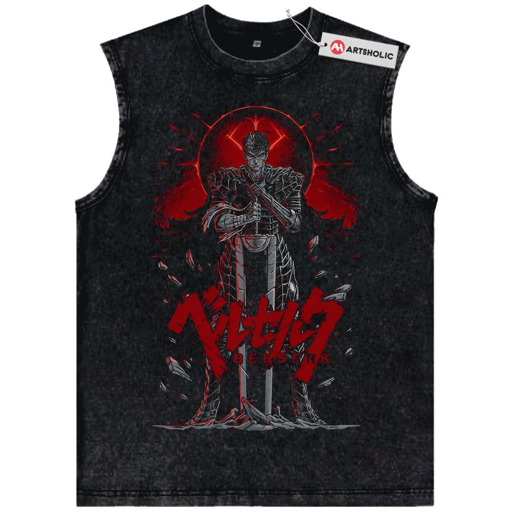 Guts Tank Top, Berserk Tank Top, Anime Tank Top, Vintage Tank Top