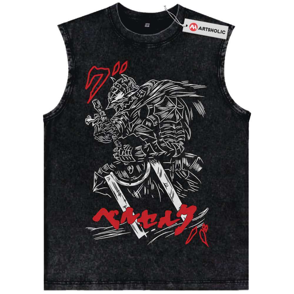Guts Tank Top, Berserk Tank Top, Anime Tank Top, Vintage Tank Top