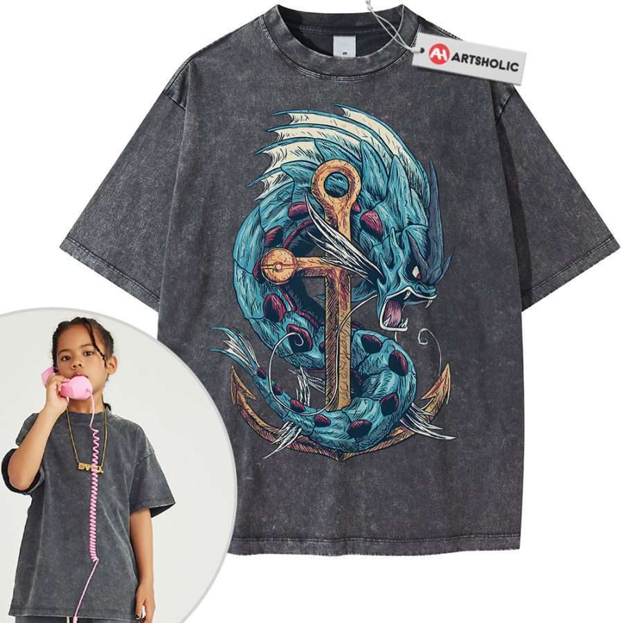 Gyarados Shirt For Kids, Pokemon Shirt For Kids, Anime Shirt For Kids, Vintage Tee For Kids - Image 10