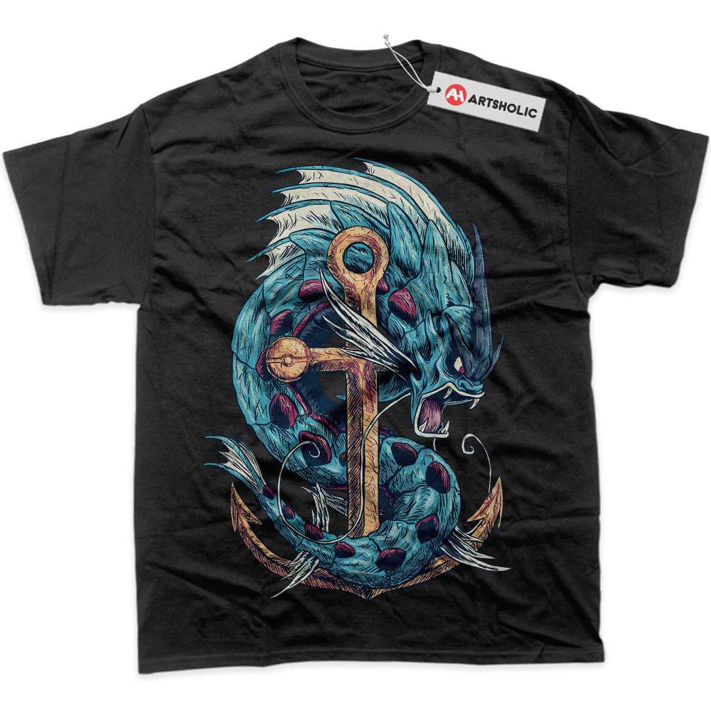 Alternative view of Gyarados Shirt, Pokemon Shirt, Anime Shirt, Graphic Tee