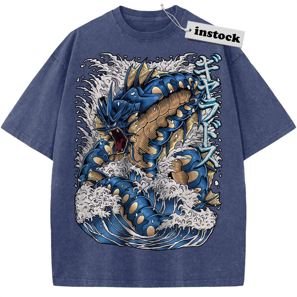 Gyarados Shirt, Pokemon shirt, Anime Shirt, Vintage T-Shirt