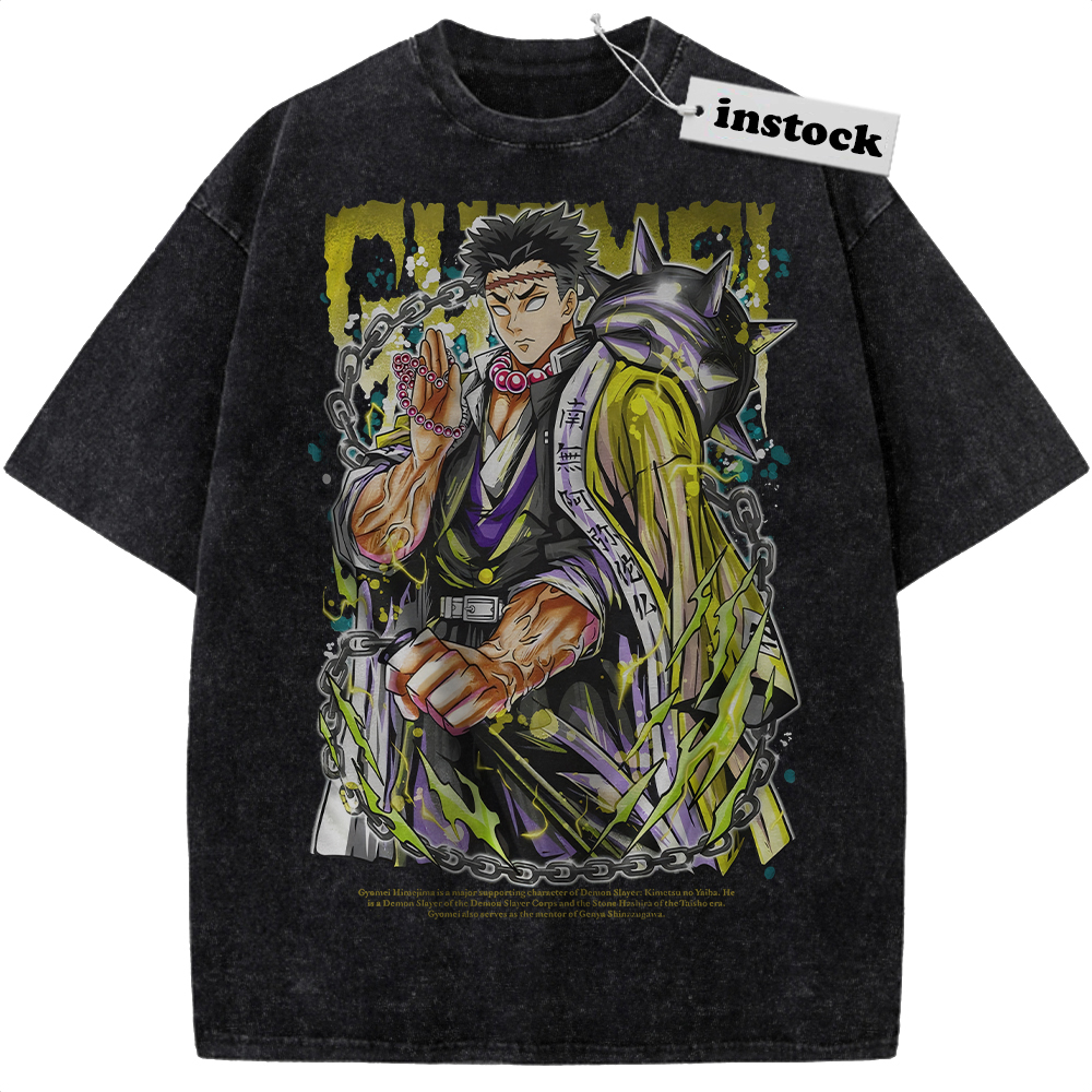 Gyomei Himejima Shirt, Demon Slayer Shirt, Anime Shirt, Vintage T-Shirt