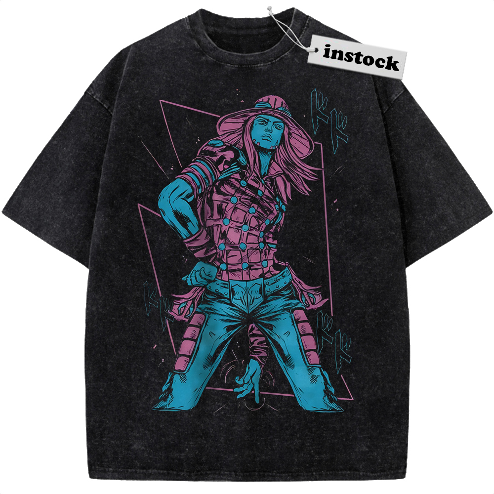 Gyro Zeppeli Shirt, JoJo's Bizarre Adventure Shirt, Anime Shirt, Vintage Tee