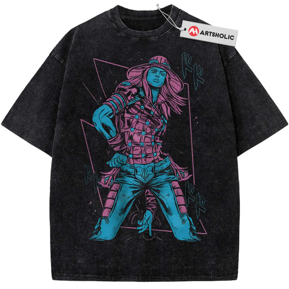 Gyro Zeppeli Shirt, JoJo's Bizarre Adventure Shirt, Anime Shirt, Vintage Tee