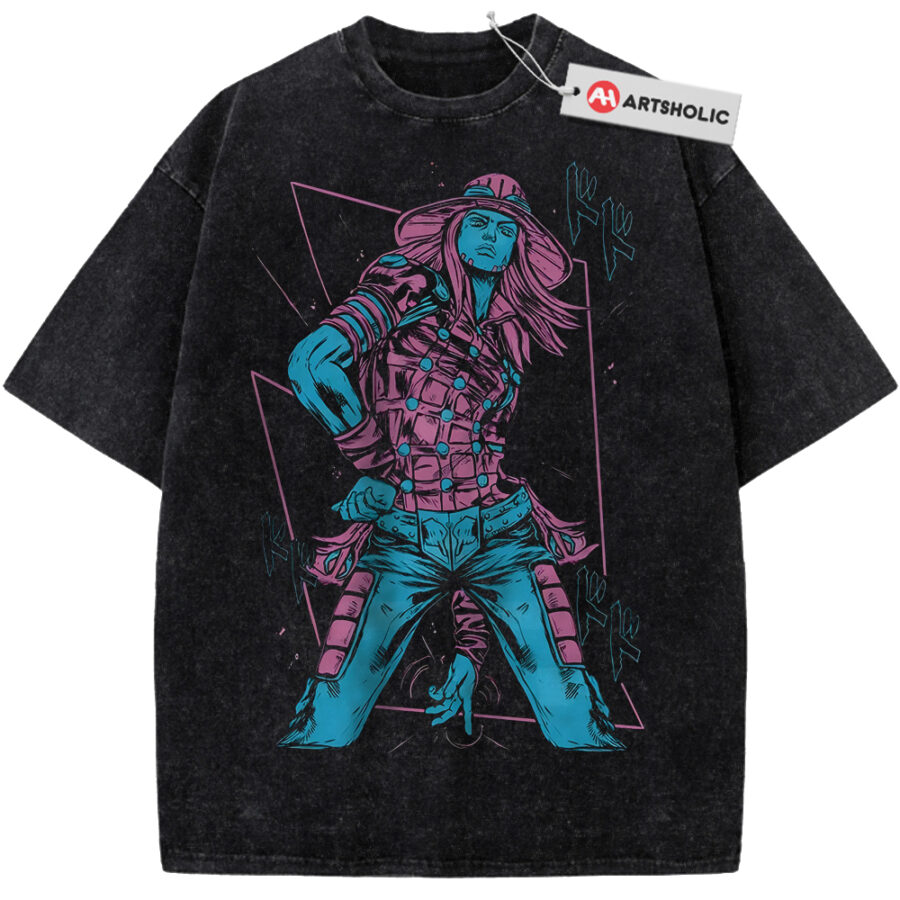 Alternative view of Gyro Zeppeli Shirt, JoJo's Bizarre Adventure Shirt, Anime Shirt, Vintage Tee
