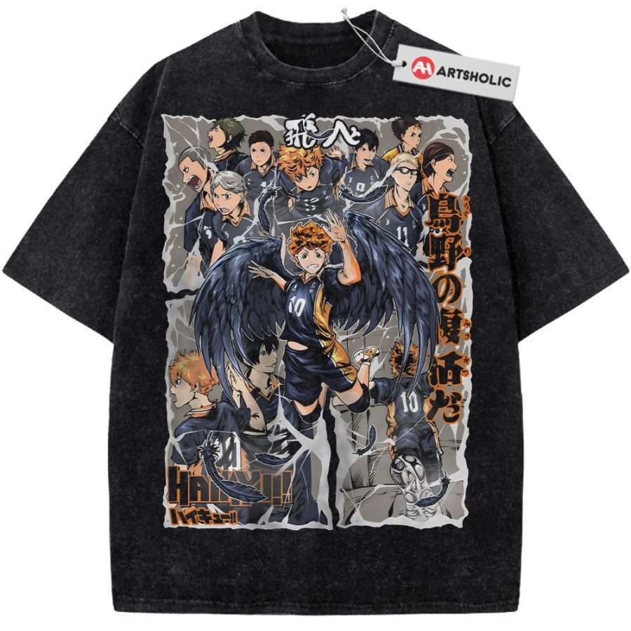 Alternative view of Haikyu!! Shirt, Anime Shirt, Vintage T-Shirt