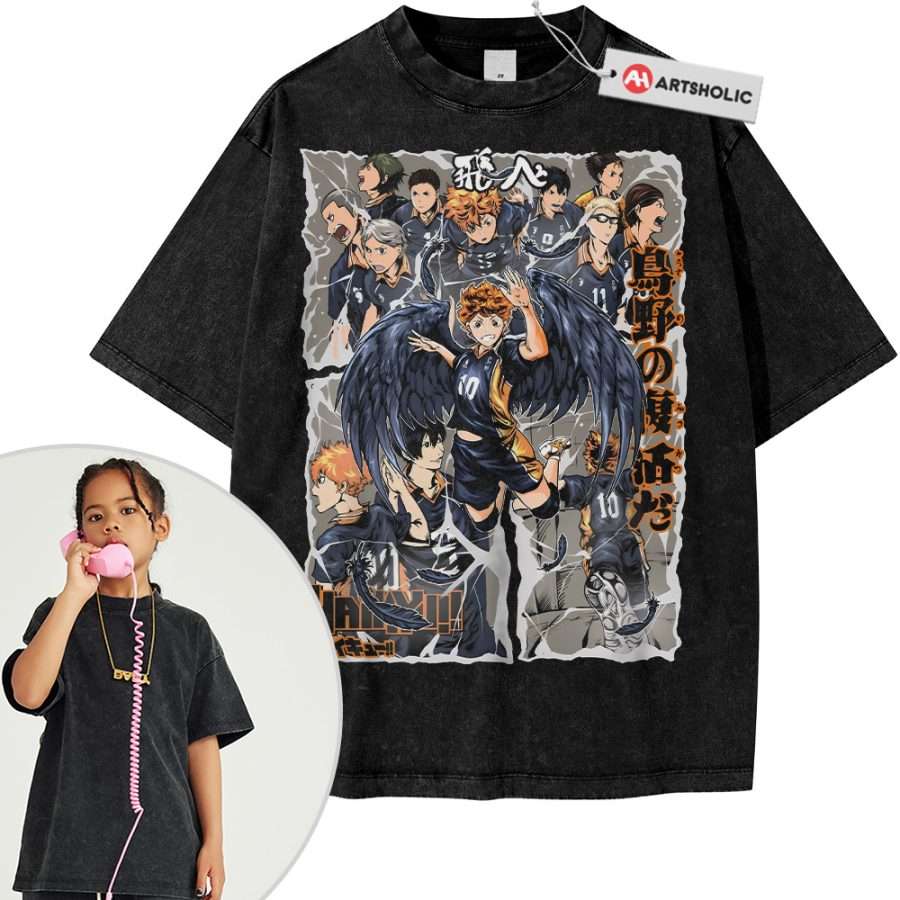Alternative view of Haikyu!! Shirt For Kids, Anime Shirt For Kids, Vintage T-Shirt For Kids