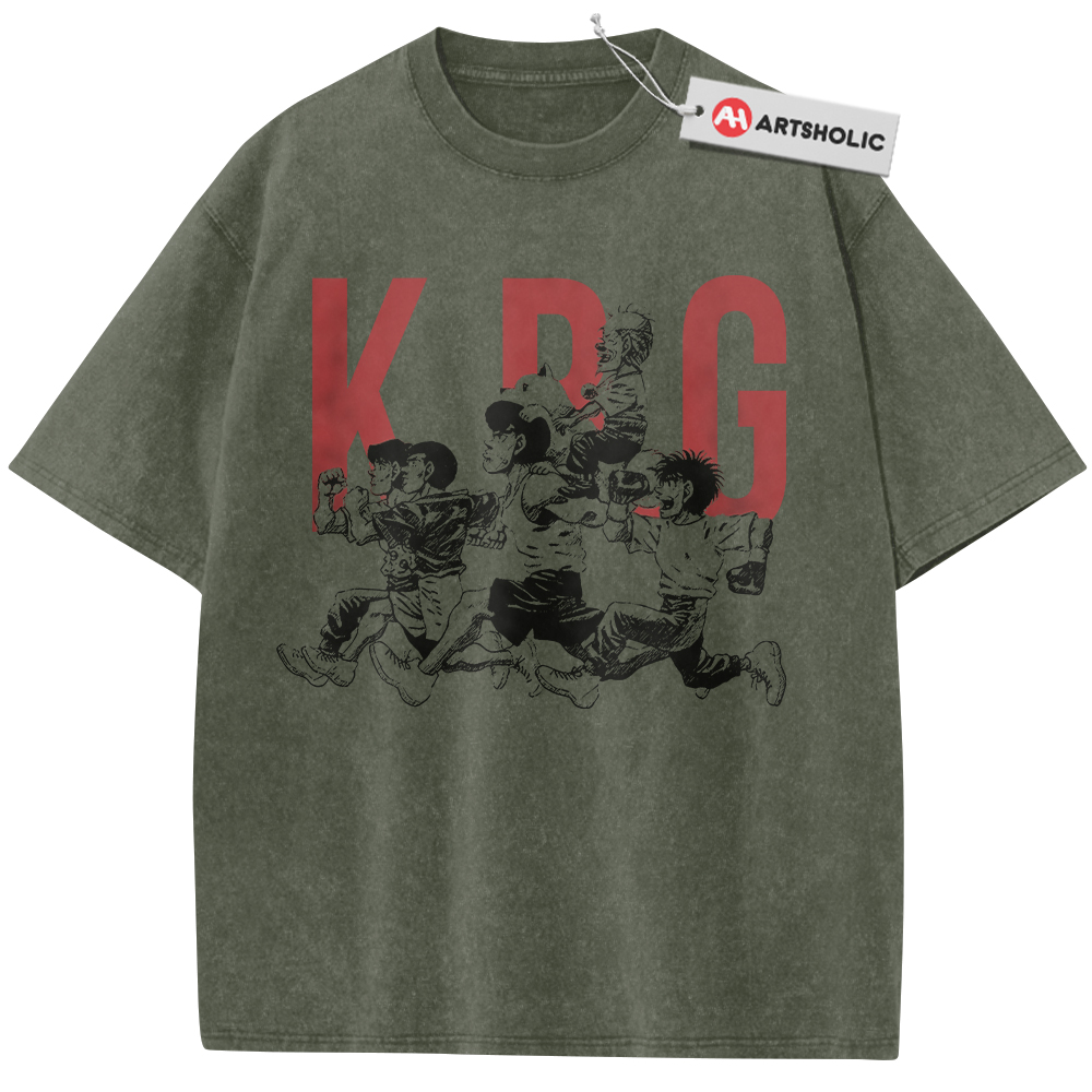 Alternative view of Hajime no Ippo Shirt, Anime Shirt, Vintage Tee