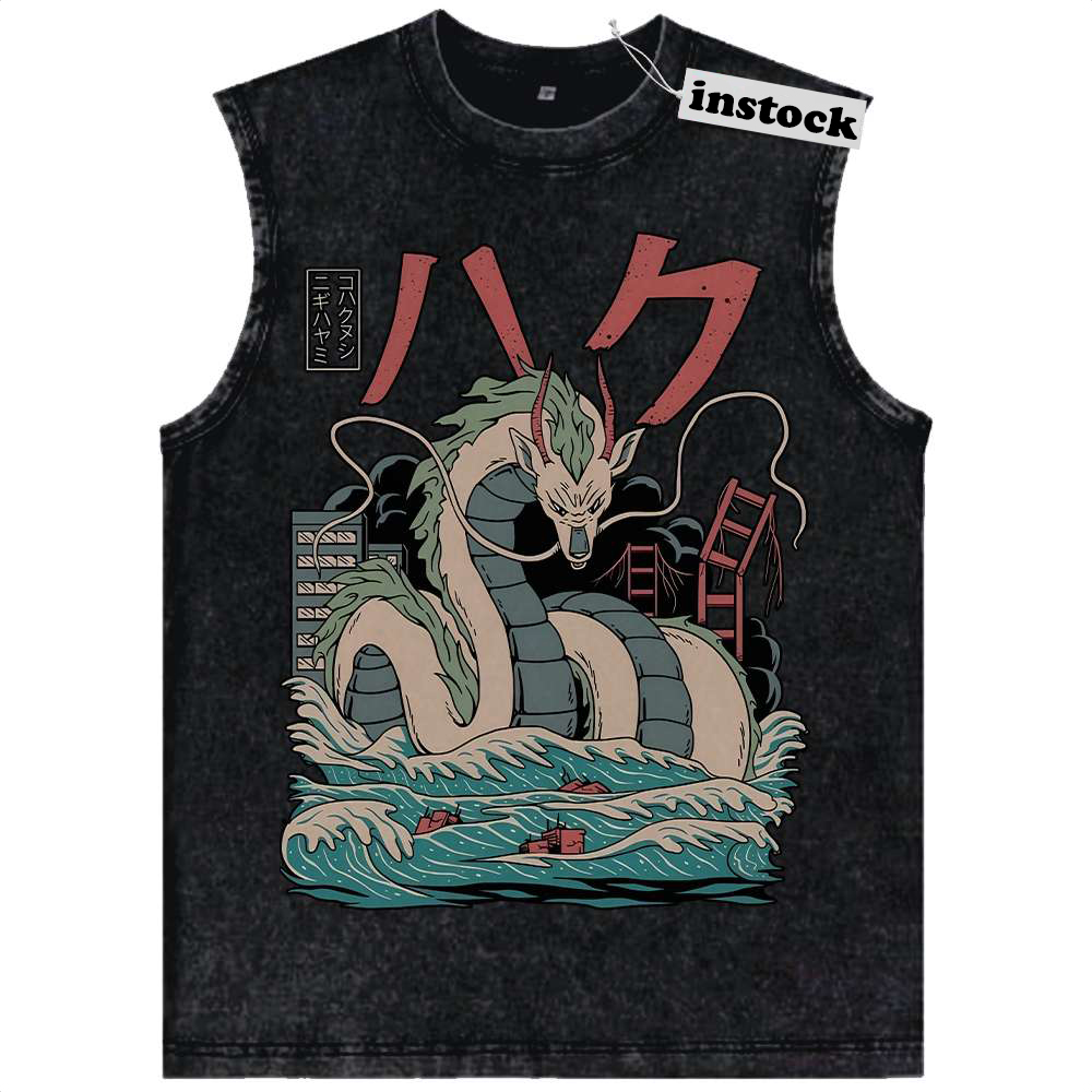 Haku Tank Top, Spirited Away Tank Top, Studio Ghibli Tank Top, Anime Tank Top, Vintage Tank Top