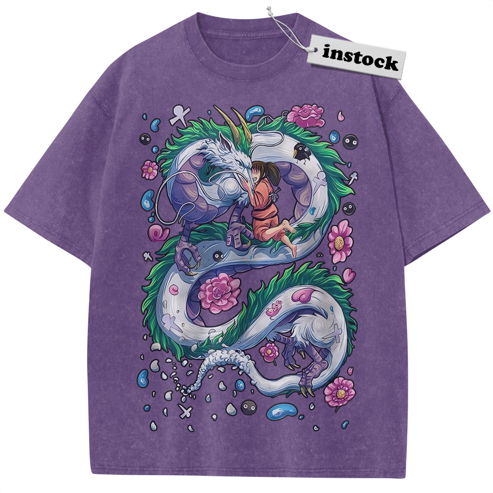 Haku vs Chihiro Shirt, Spirited Away Shirt, Studio Ghibli Shirt, Anime Shirt, Vintage T-Shirt