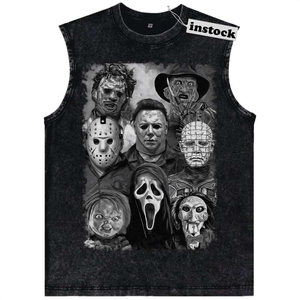 Halloween Tank Top, Horror Tank Top, Vintage Tank Top