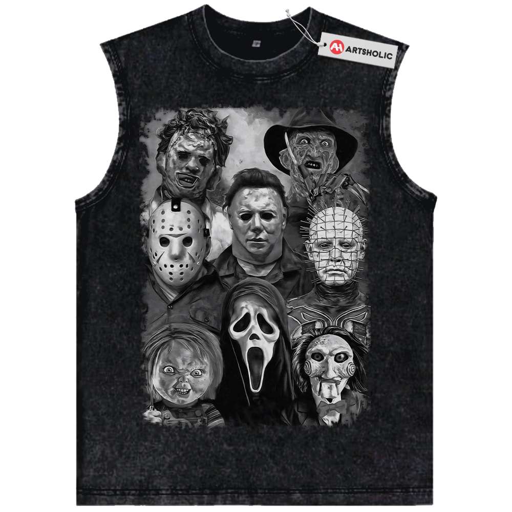 Halloween Tank Top, Horror Tank Top, Vintage Tank Top