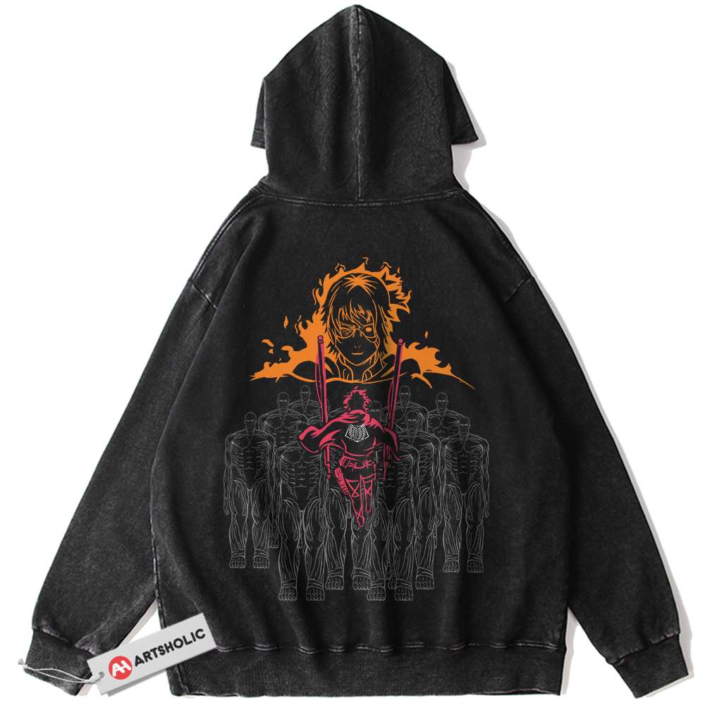Hange Zoe Hoodie, Attack on Titan Hoodie, AOT Hoodie, Anime Hoodie, Vintage Hoodie
