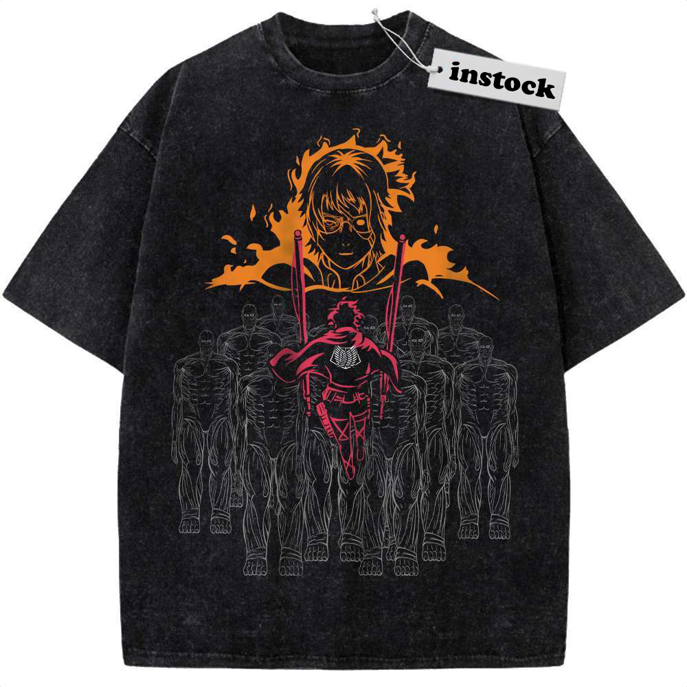 Hange Zoe Shirt, Attack on Titan Shirt, AOT Shirt, Anime Shirt, Vintage T-Shirt