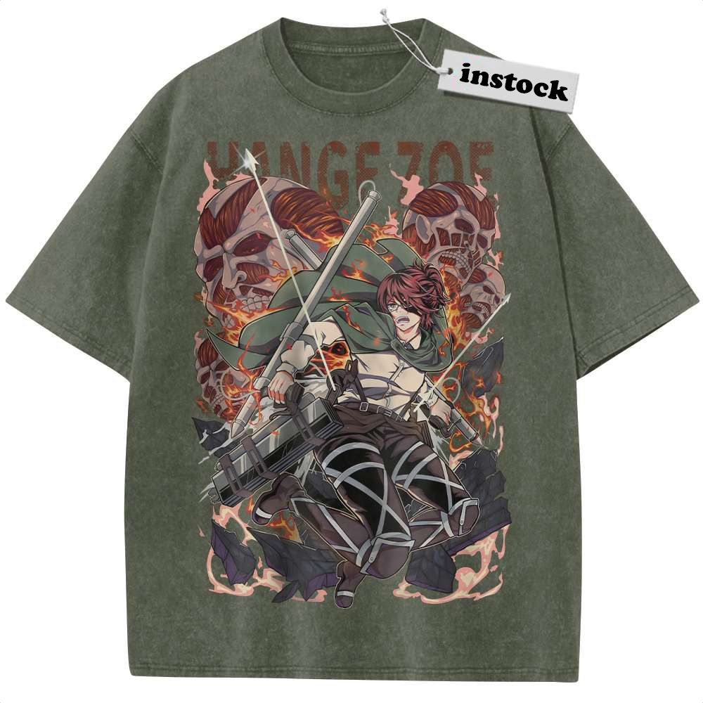 Hange Zoe Shirt, Attack on Titan Shirt, AOT Shirt, Anime Shirt, Vintage T-Shirt