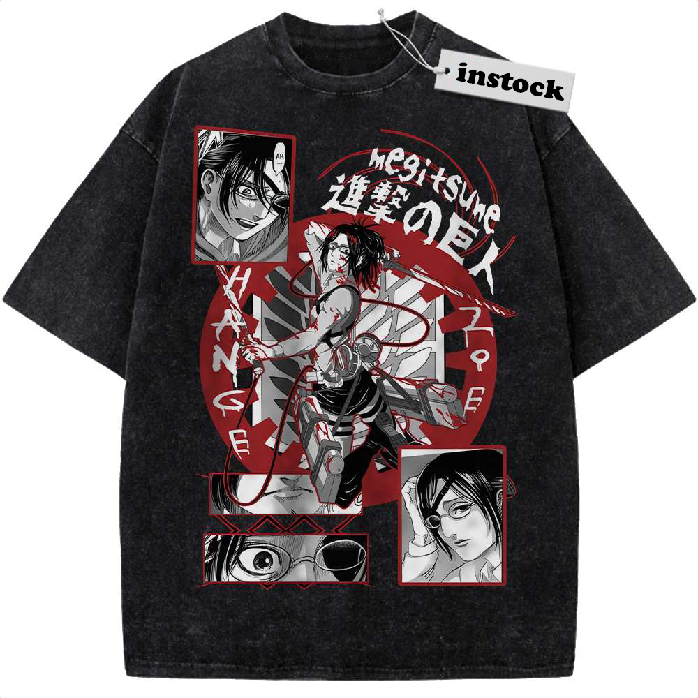 Hange Zoe Shirt, Attack on Titan Shirt, AOT Shirt, Anime Shirt, Vintage Tee