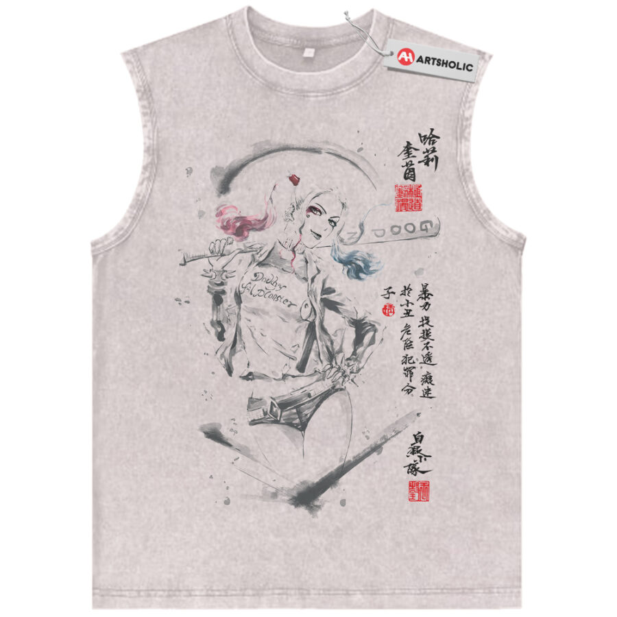 Alternative view of Harley Quinn Tank Top, Vintage Tank Top