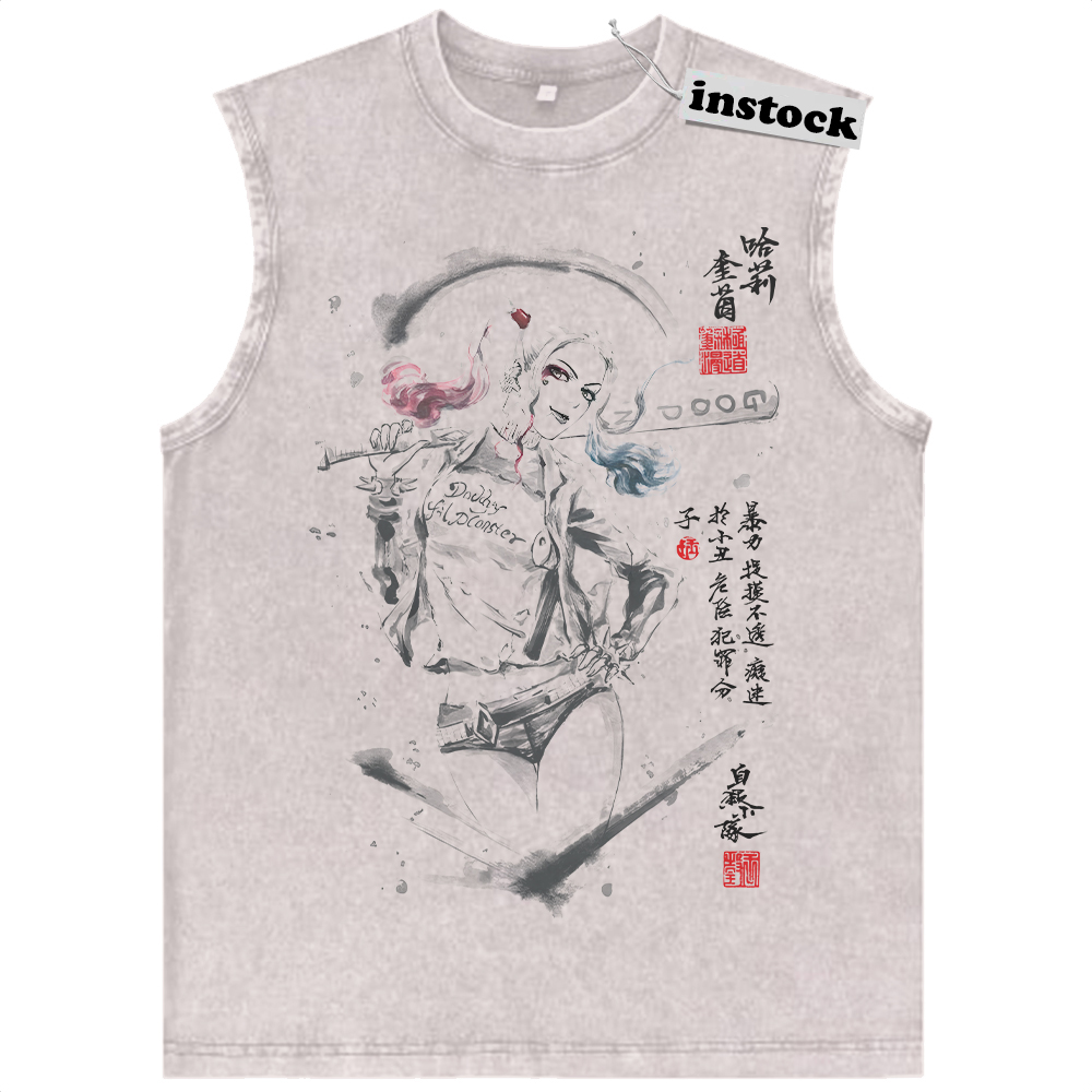 Harley Quinn Tank Top, Vintage Tank Top