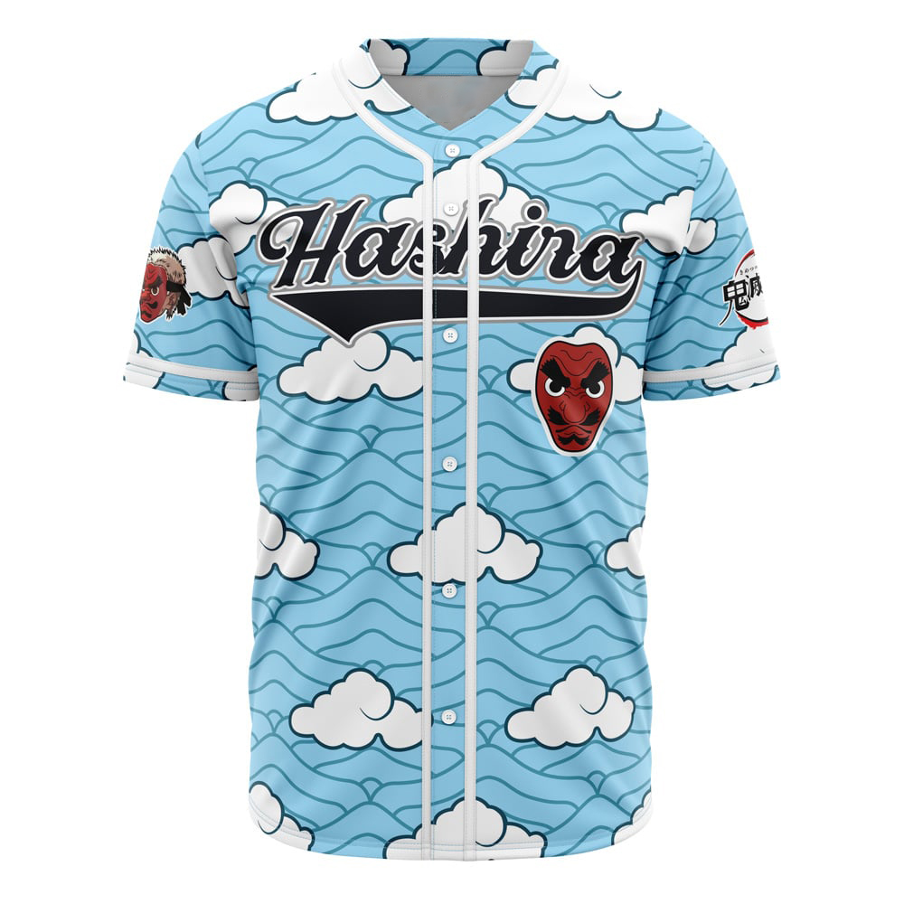 Hashira Sakonji Urokodaki Demon Slayer Custom Baseball Jersey - Otaku Hall