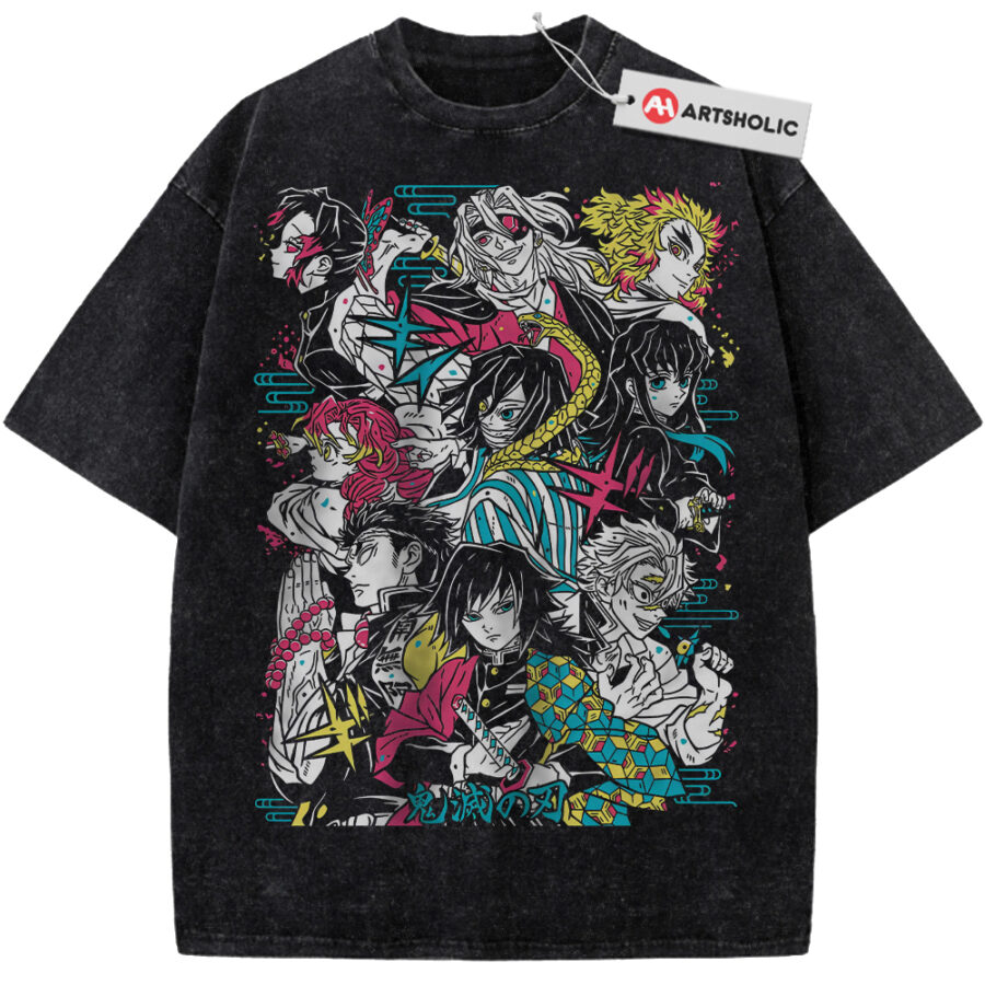 Alternative view of Hashira Shirt, Demon Slayer Shirt, Anime Shirt, Vintage T-Shirt